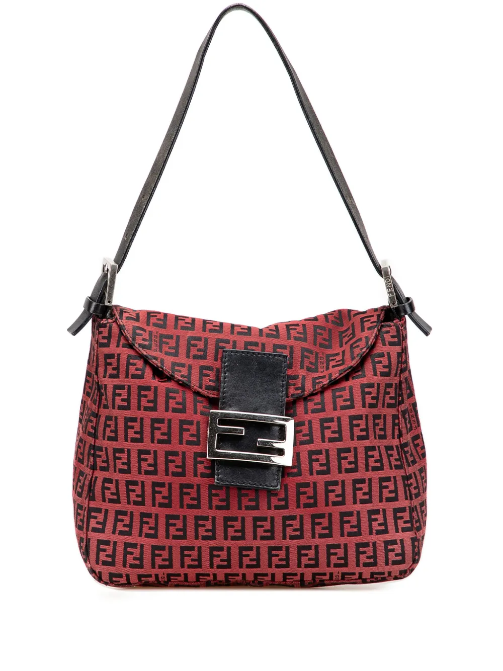 Fendi Pre-Owned 2000-2010 Zucca Canvas Double Flap Mamma shoulder bag Fendi Pre-Owned 2000-2010 Zucca Canvas Double Flap Mamma shoulder bag