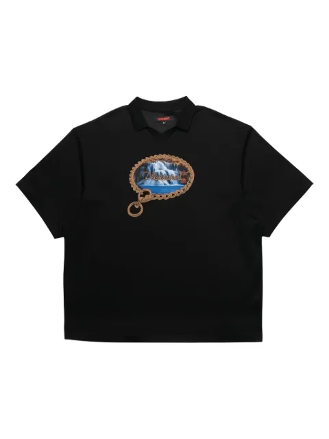 Pleasures logo-print T-shirt