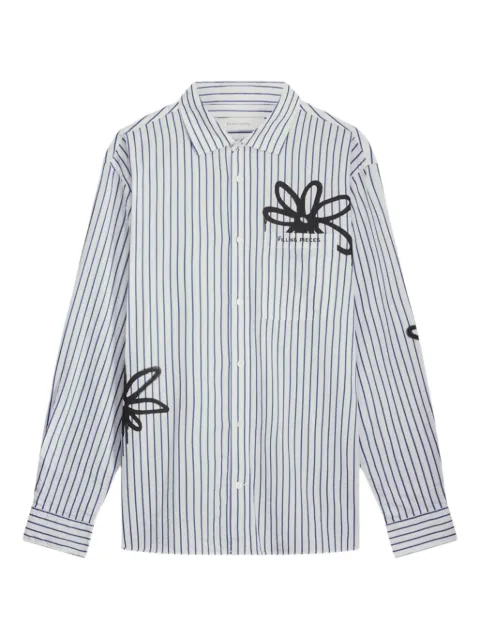 Filling Pieces striped floral shirt
