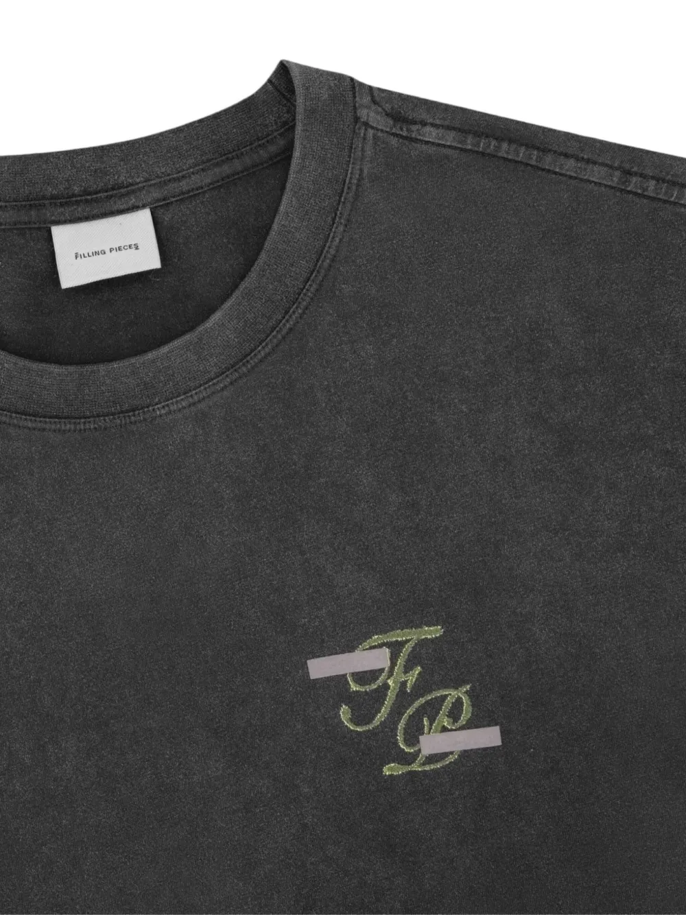 Filling Pieces Topiary T-shirt met grafische print Grijs
