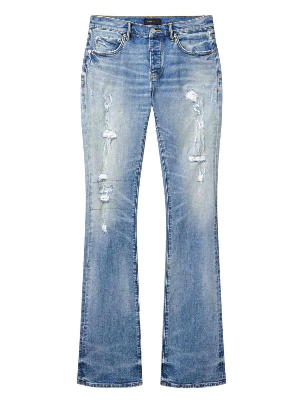 Purple Brand Jeans van katoenblend Blauw