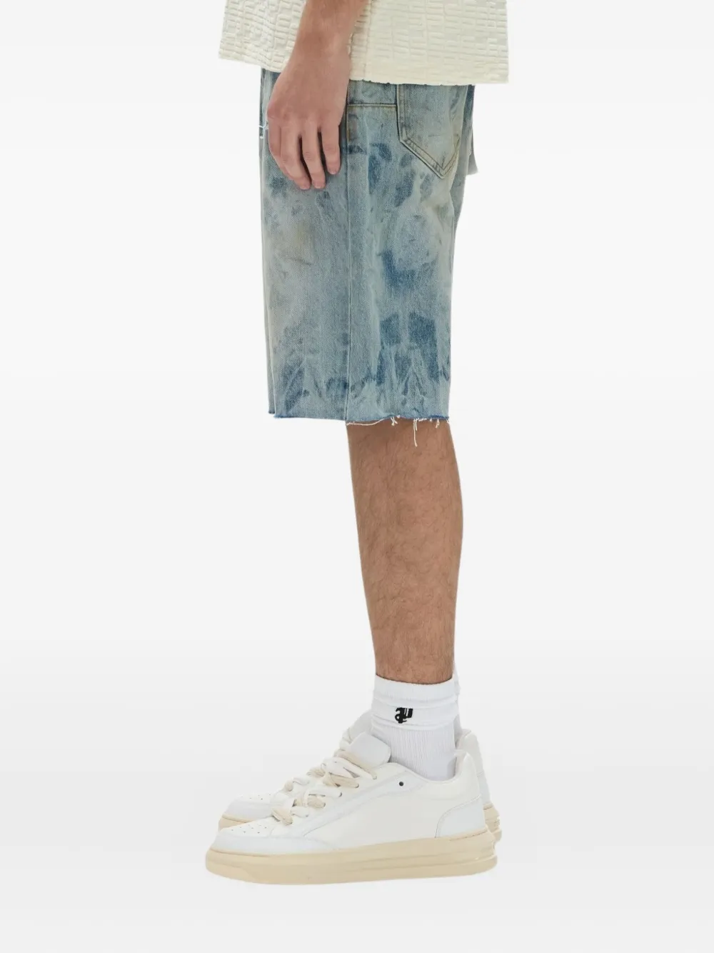 Purple Brand Denim shorts Blauw