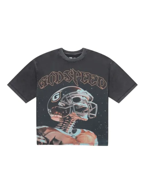 GODSPEED skeleton-graphic T-shirt