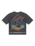 GODSPEED skeleton-print skateboarding T-shirt - Grey