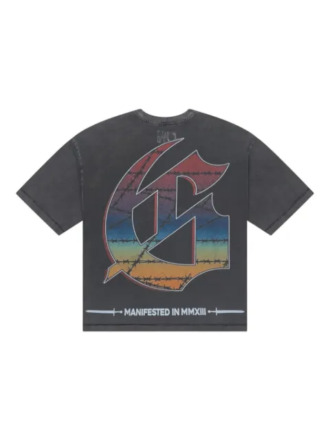 GODSPEED skeleton-print skateboarding T-shirt
