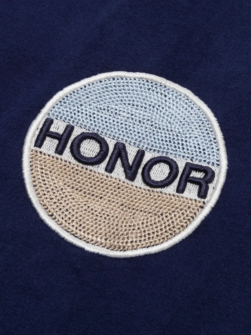 Honor The Gift T-shirt met borduurwerk Blauw