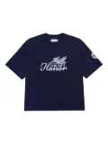 Honor The Gift embroidery t-shirt - Blue