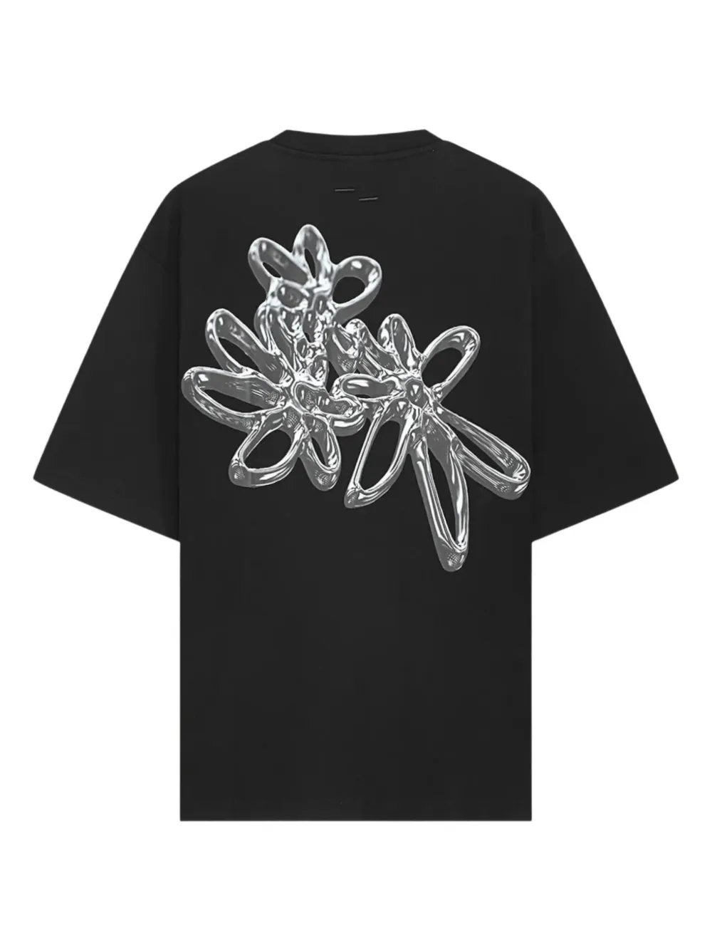 Filling Pieces T-shirt met bloemenprint Zwart