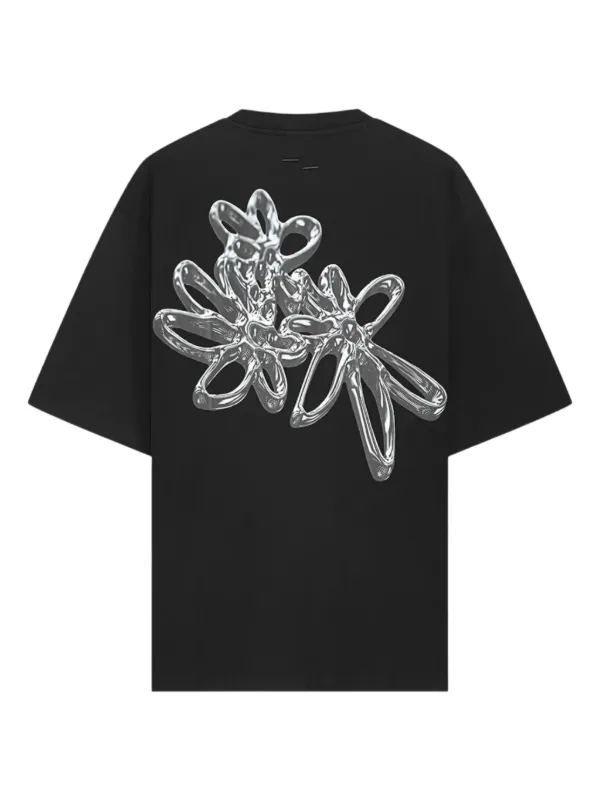 Filling Pieces flower-print T-shirt | Black | FARFETCH ZA