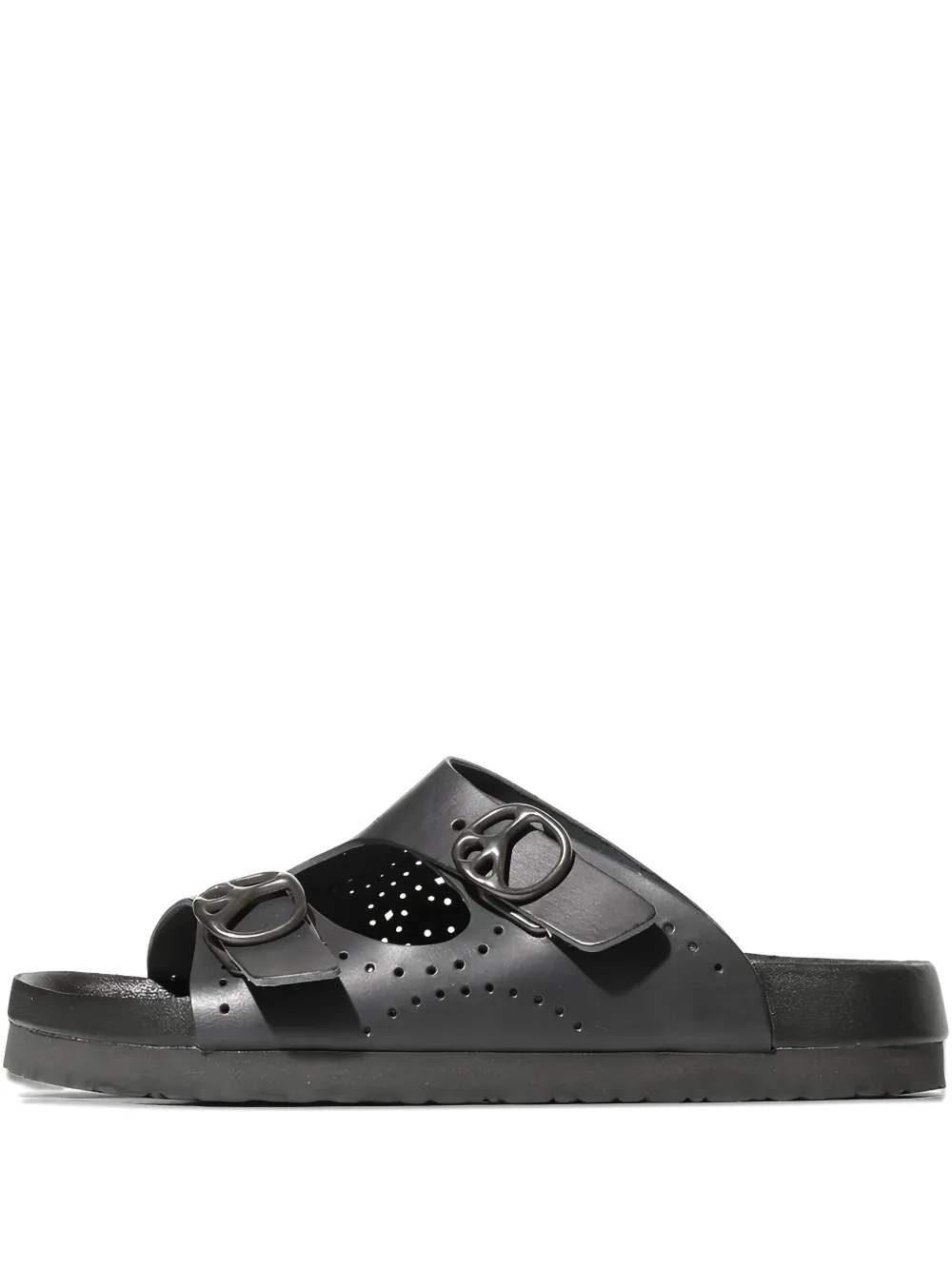 Needles perforated buckle sandals | Black | Image 1