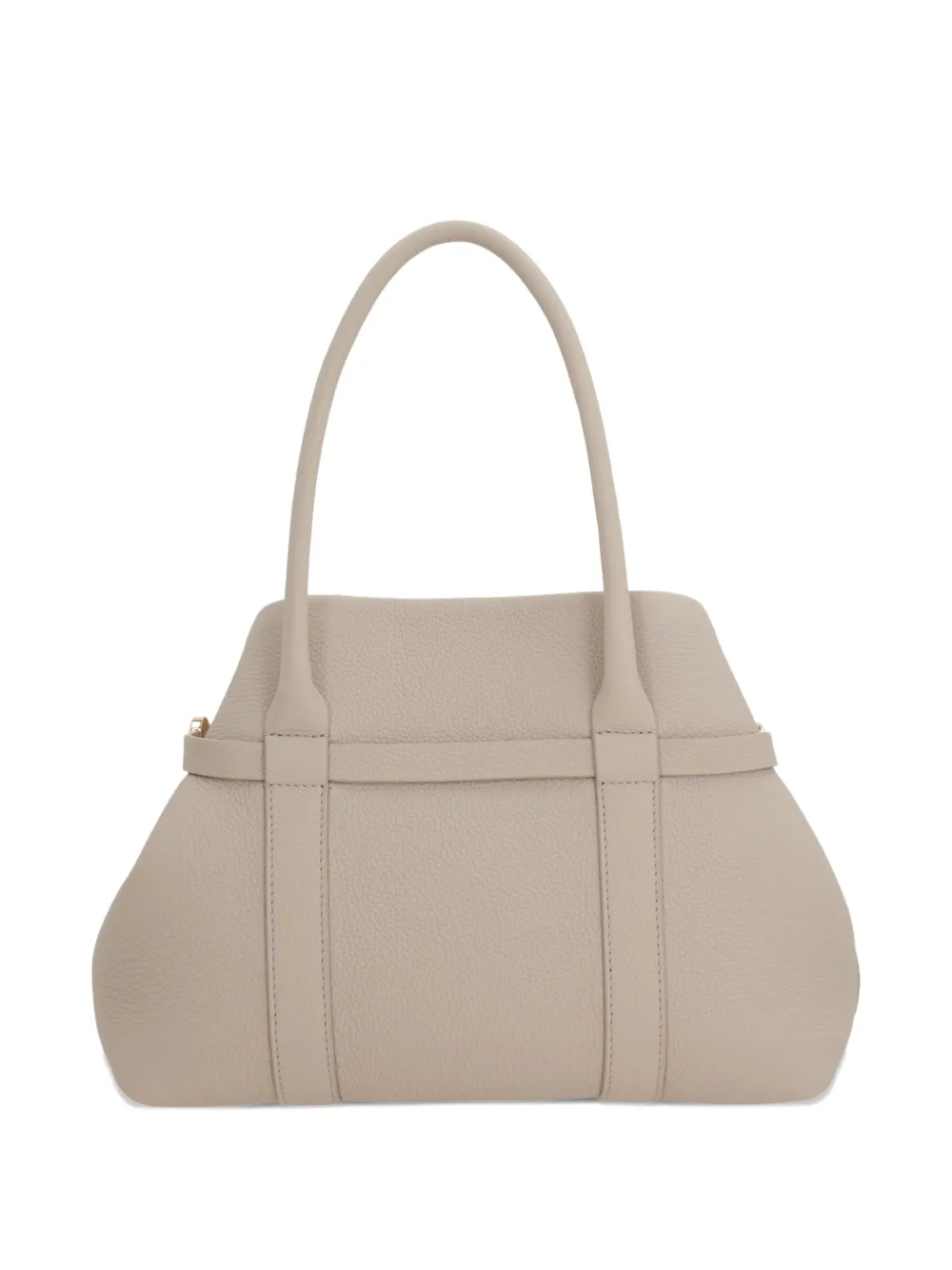 Loro Piana Ghiera leren shopper met handgreep - Beige