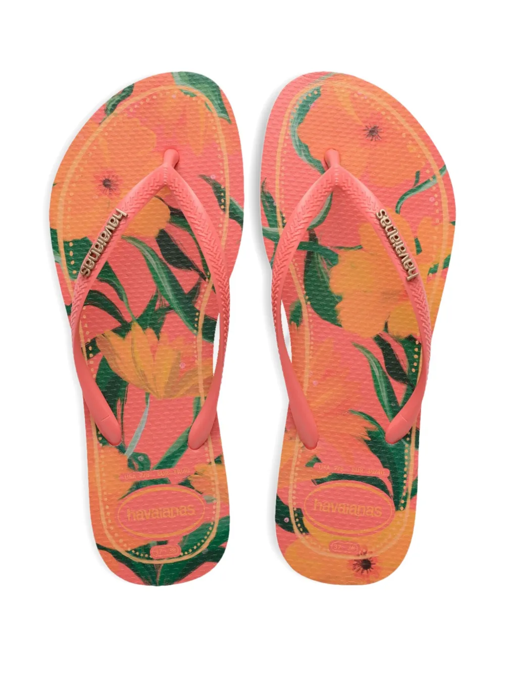 Havaianas Tropical teenslippers Roze