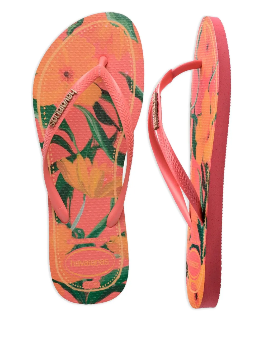 Havaianas Tropical teenslippers Roze