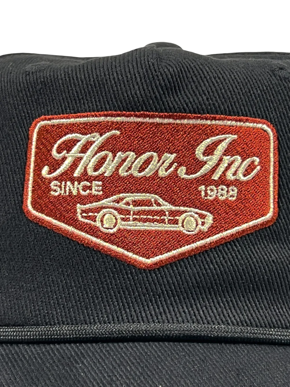 Honor The Gift Honkbalpet met geborduurd logo Zwart