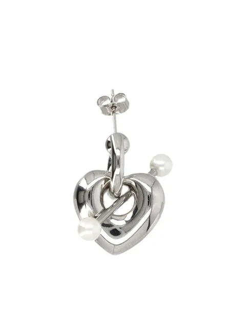 Justine Clenquet heart-shaped earrings