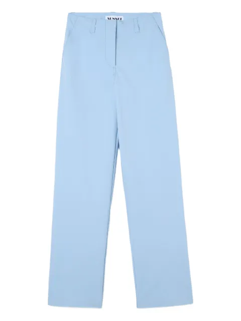 Sunnei logo-tag trousers