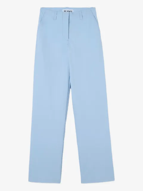 Sunnei logo-tag trousers