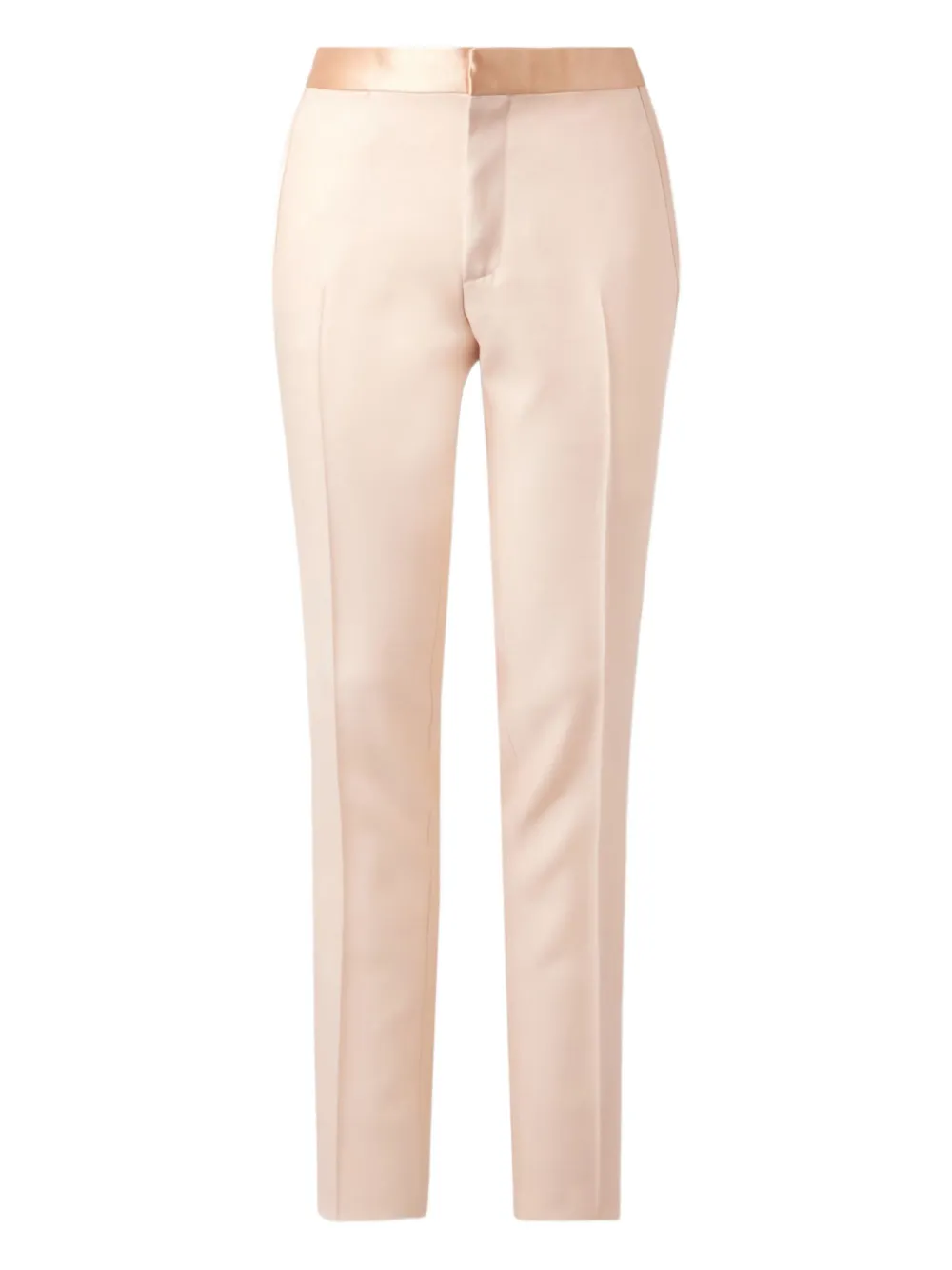 TOM FORD satin-lapel wool suit Wit