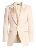 TOM FORD satin-lapel wool suit - Pink