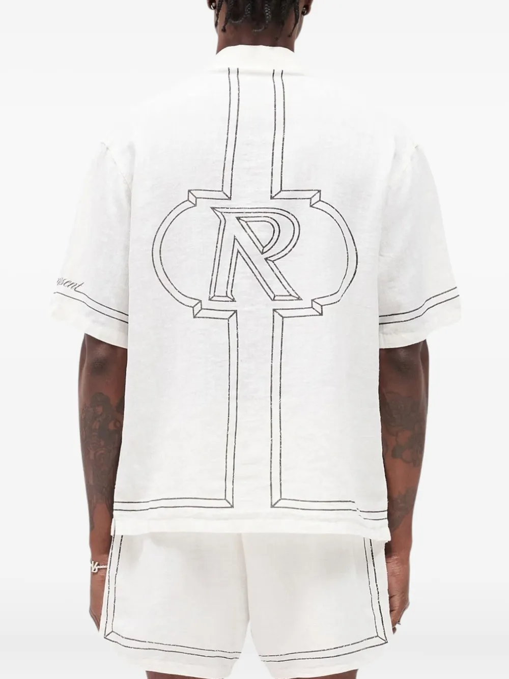 Represent Overhemd met print WHITE