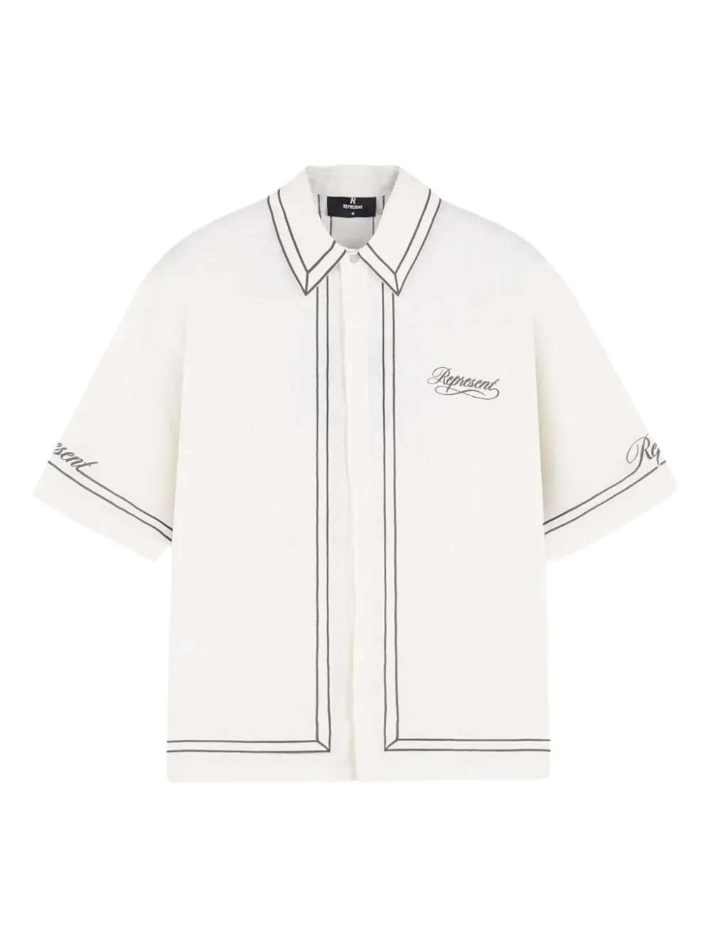 Represent Overhemd met print WHITE