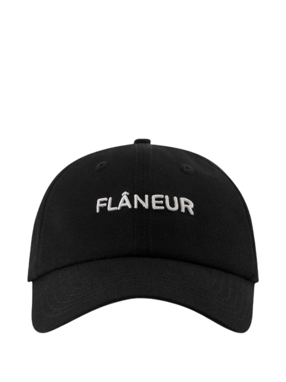 logo-embroidered cotton cap