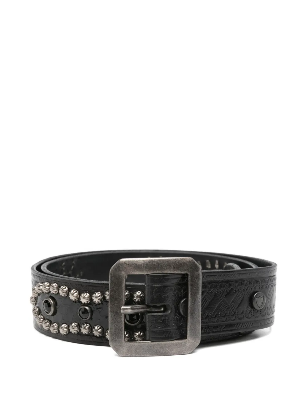Htc Los Angeles Studded Belt In Black