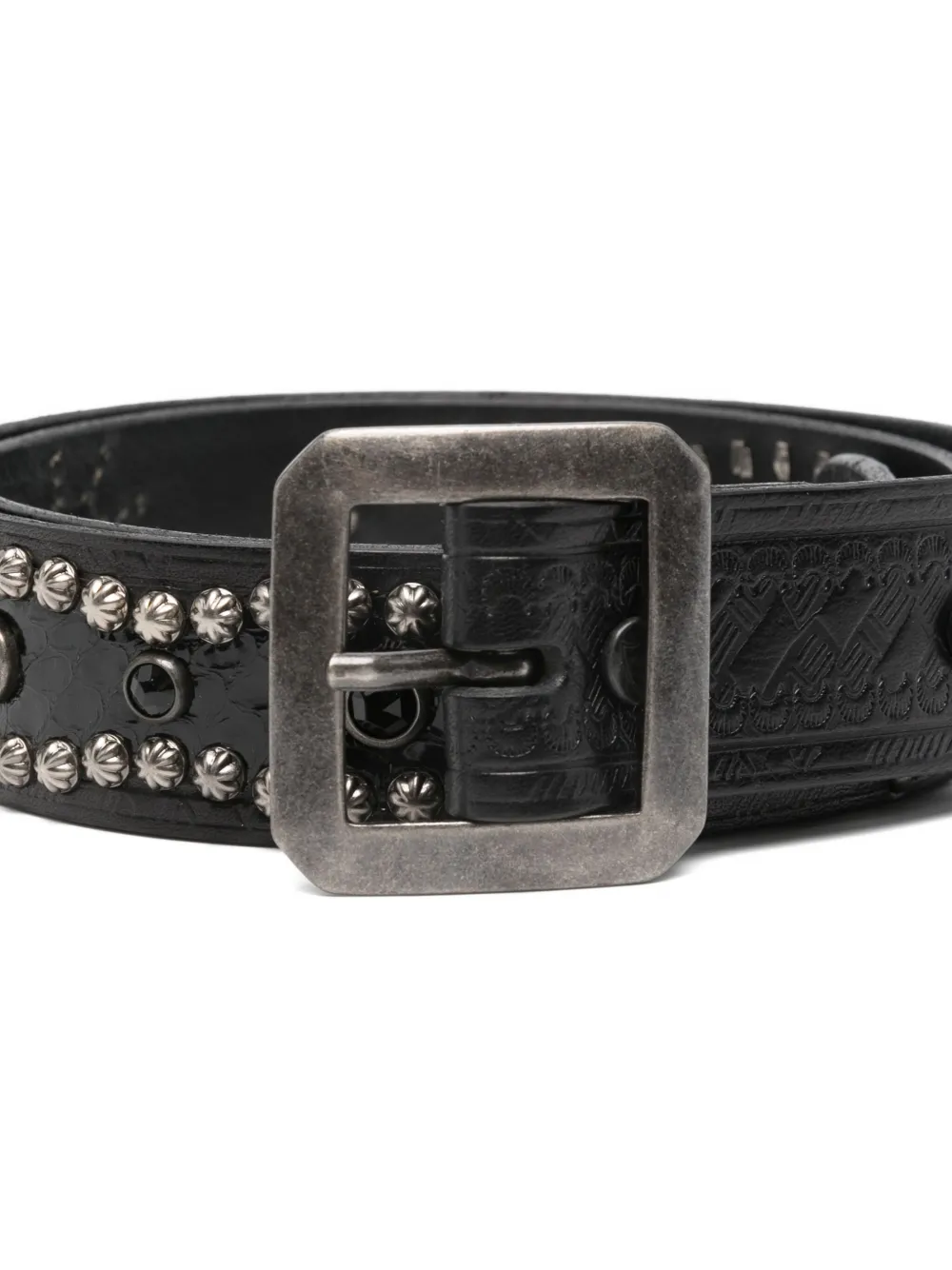 Htc Los Angeles Studded Belt In Black