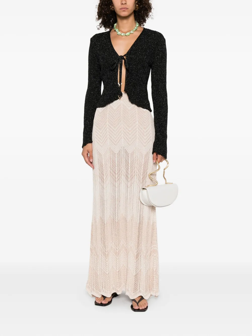 Akep lurex-detail cardigan | Cardigans | Image 2