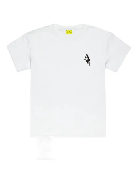 AL AIN patterned cotton T-shirt
