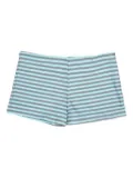NIIHAI All Stars striped shorts - Blue