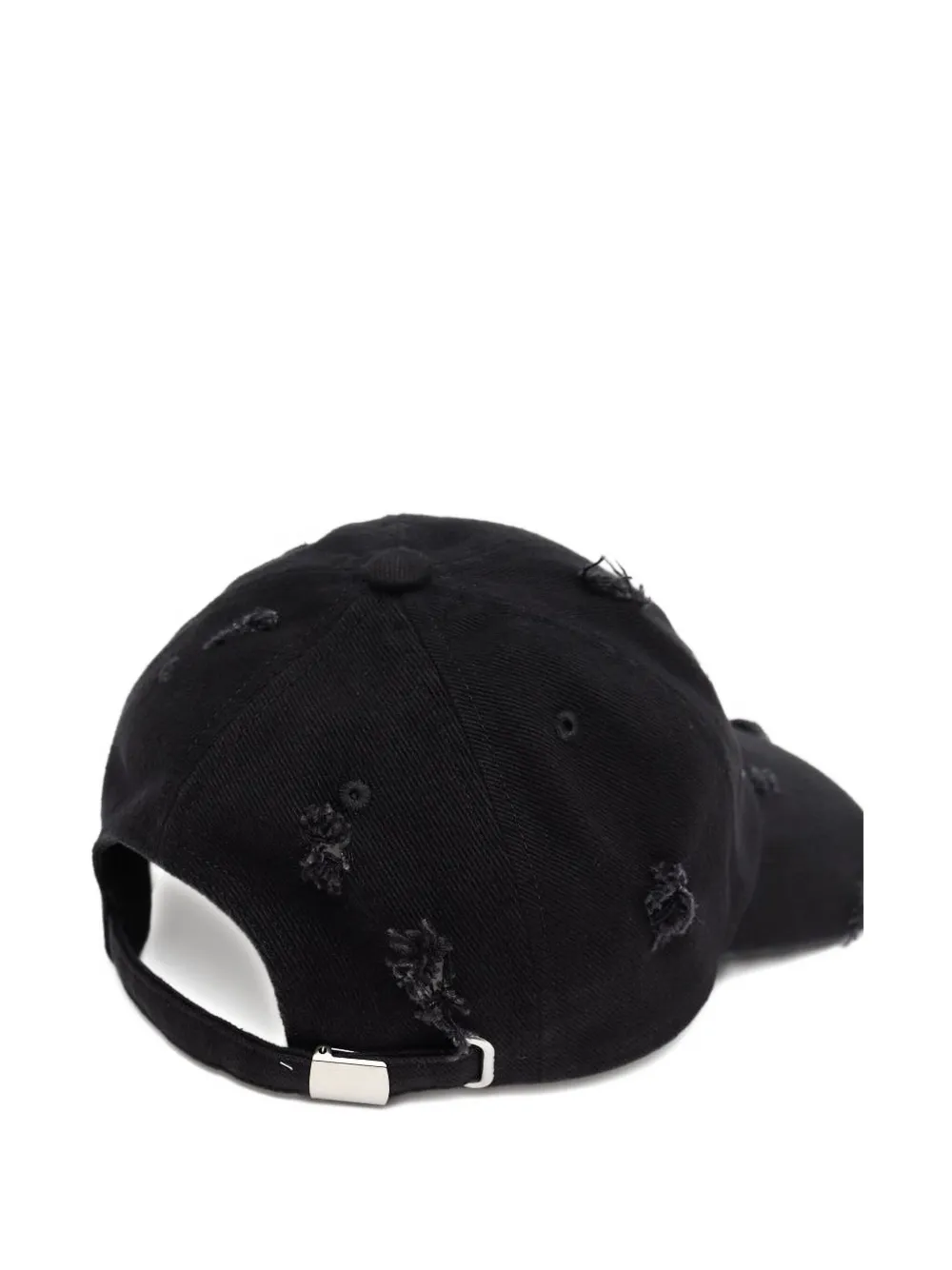 Matières Fécales Punk distressed-effect cap - Zwart