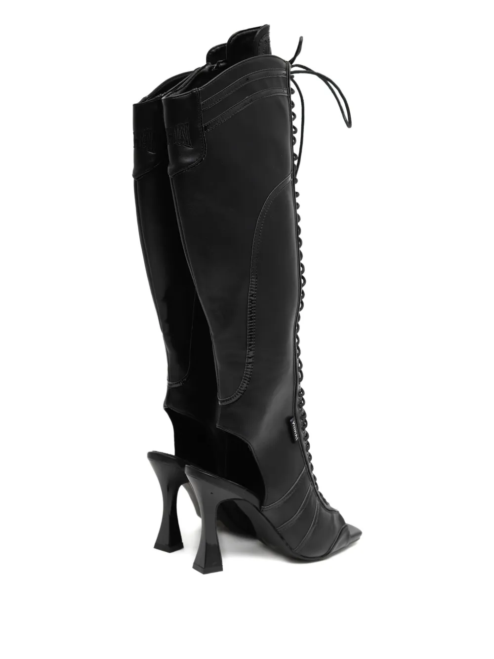 NIIHAI 105mm Striker lace-up boots Black