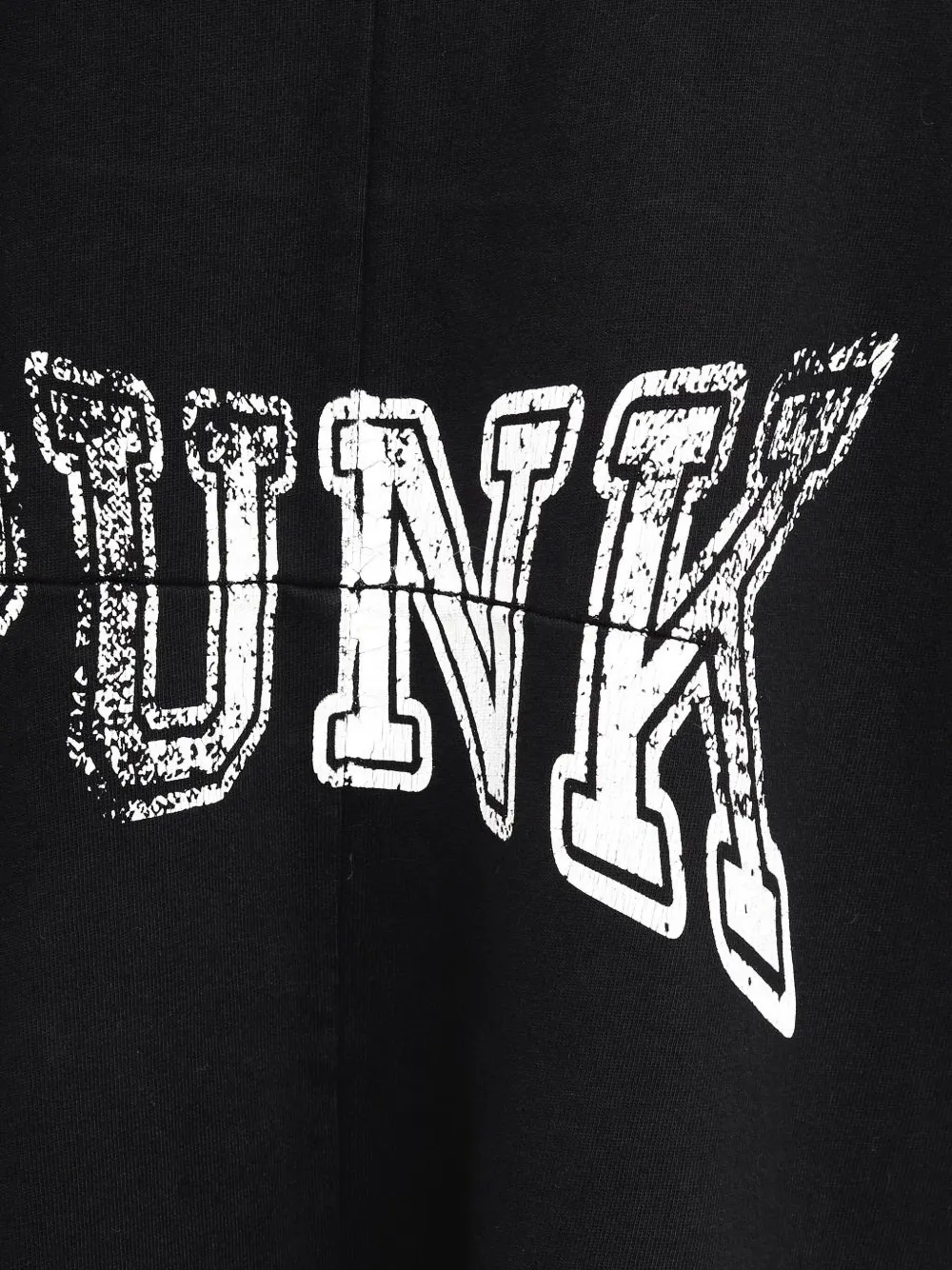 Matiéres Distressed-effect T-shirt In Black