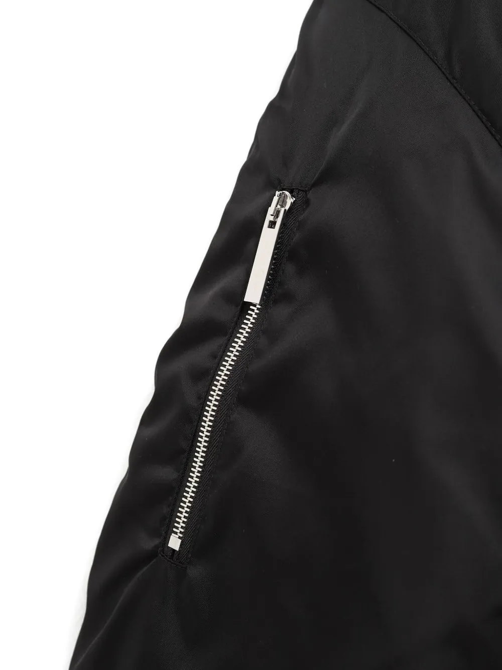 Matiéres Zip-up Bomber Jacket In Black