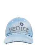 ERL embroidered cotton cap - Blue