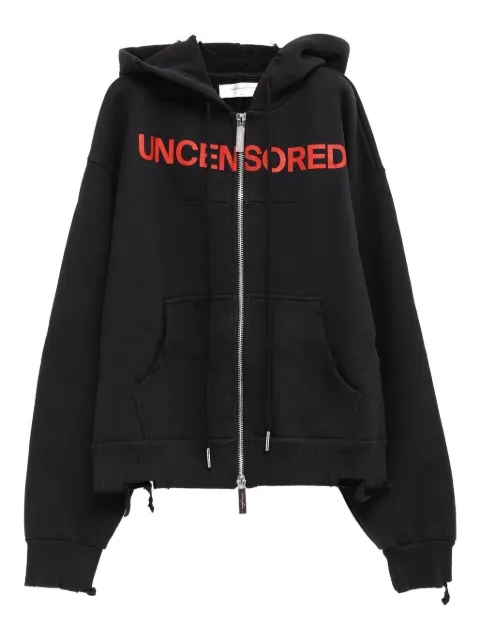 Matiéres zip-up hooded jacket