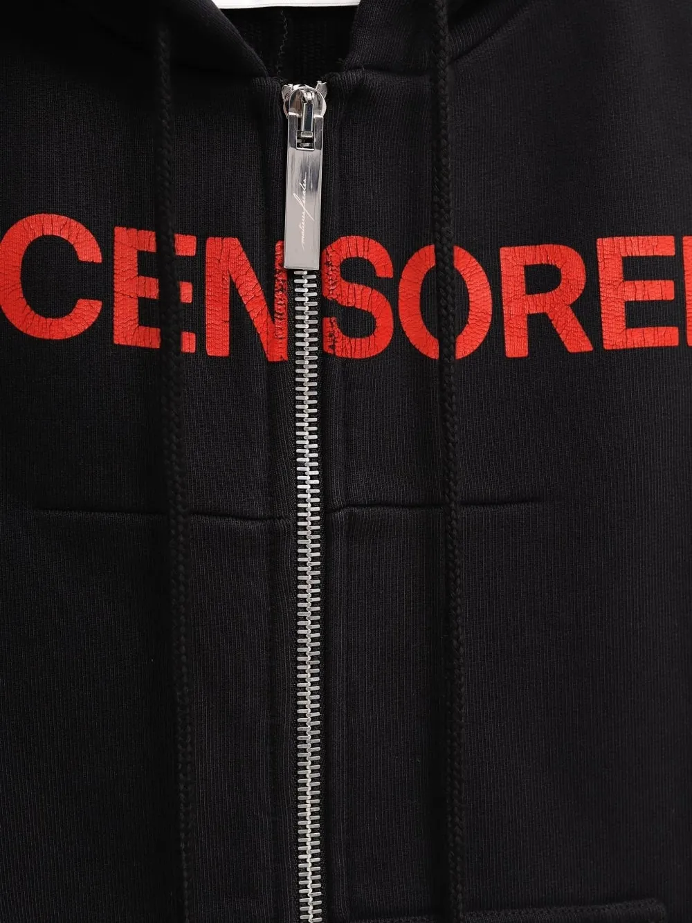 Matiéres Zip-up Hooded Jacket In Black
