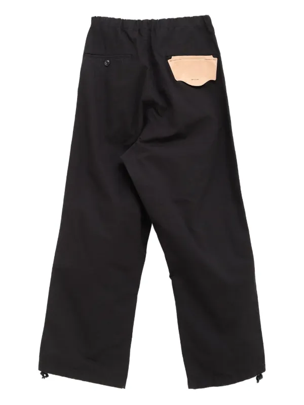 Maison MIHARA YASUHIRO パッチポケット パンツ | ブラック