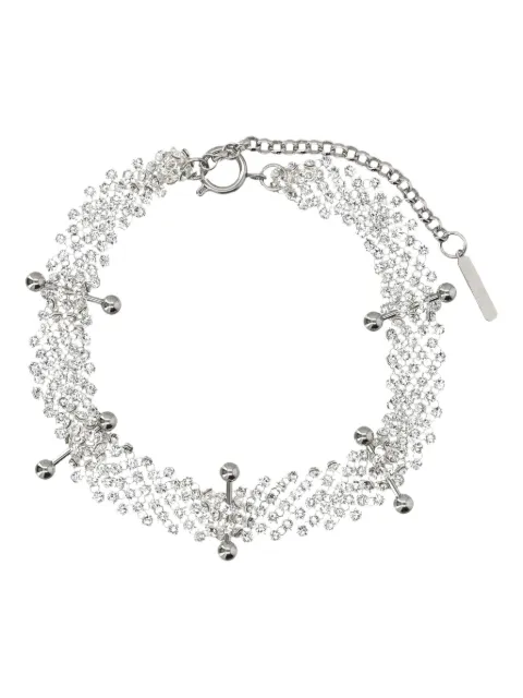 Justine Clenquet crystal embellishment choker