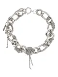 Justine Clenquet chain-link choker - Silver