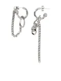 Justine Clenquet Amon chain-hoop earrings - Silver