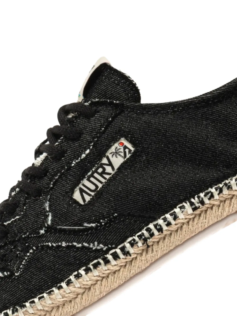 Autry denim low-top sneakers Black
