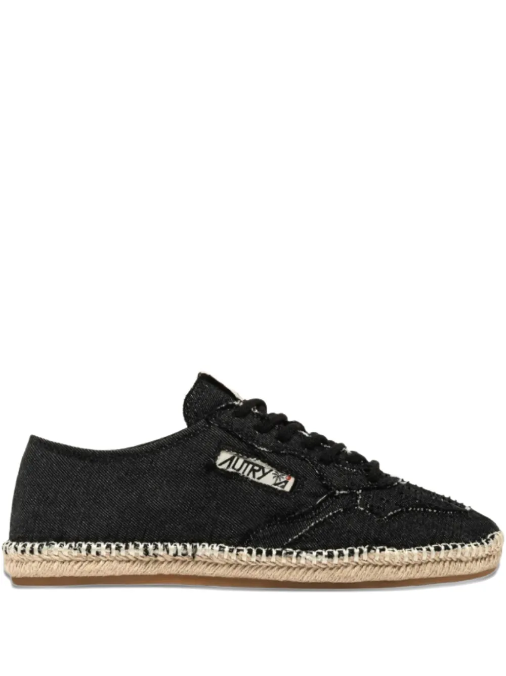Autry denim low-top sneakers Black