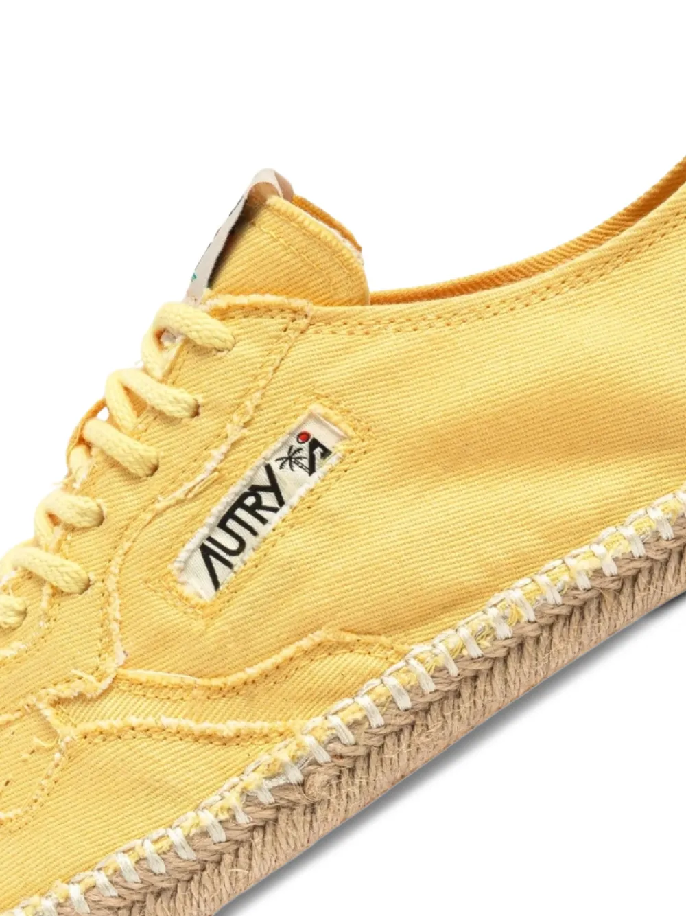 Autry Canvas Espadrille Shoes In Yellow