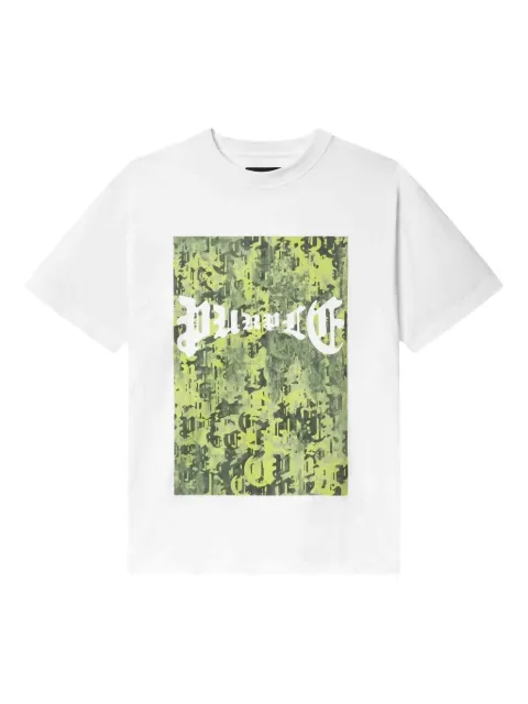 Purple Brand camo-print crew-neck T-shirt