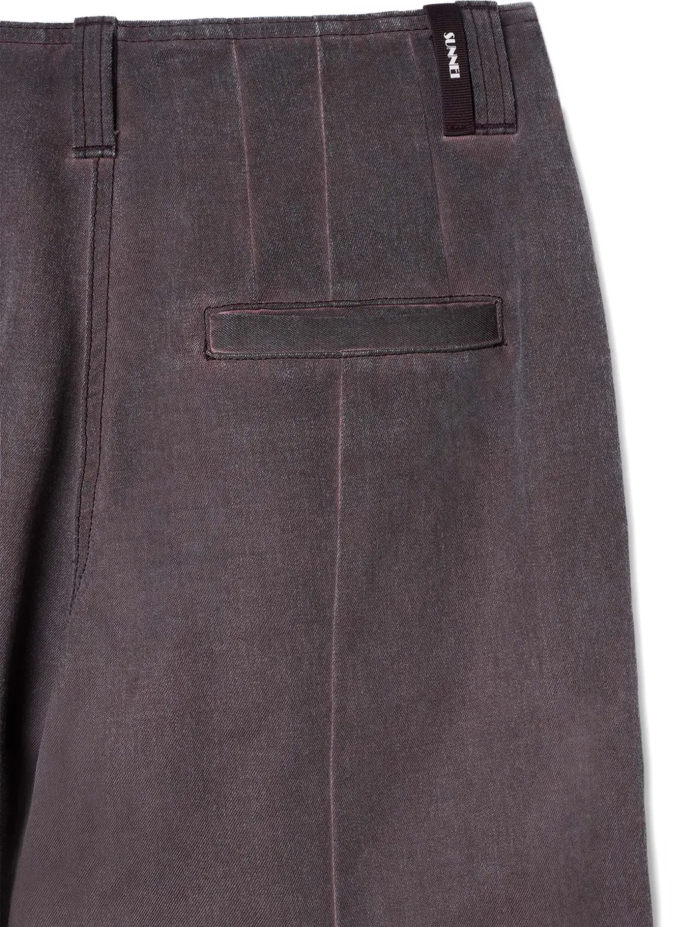 Sunnei Wool Trousers In Brown