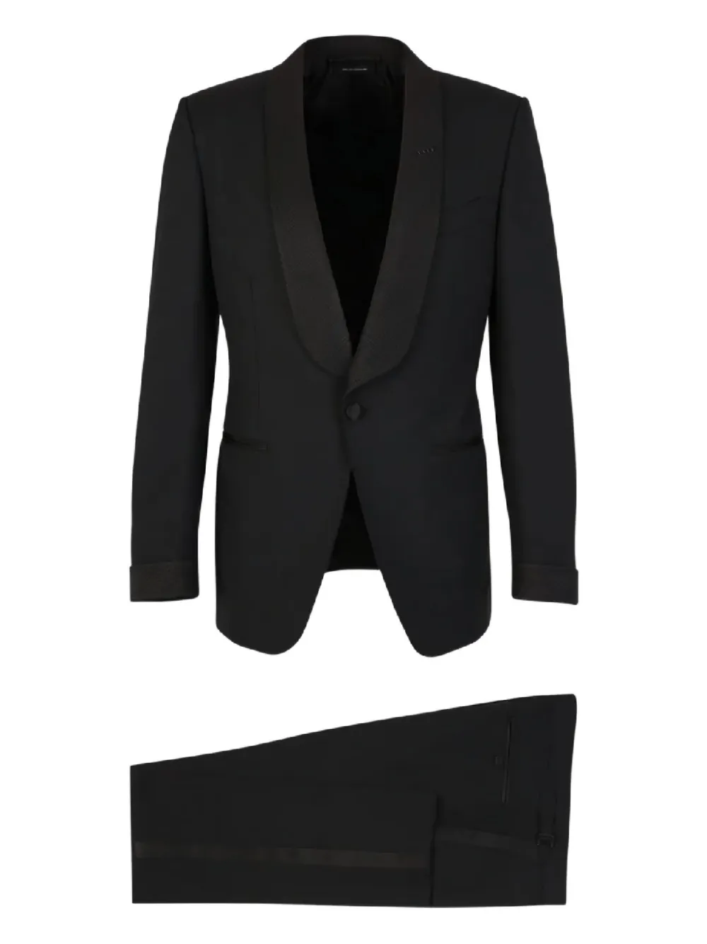 TOM FORD Smoking met sjaalrevers Zwart