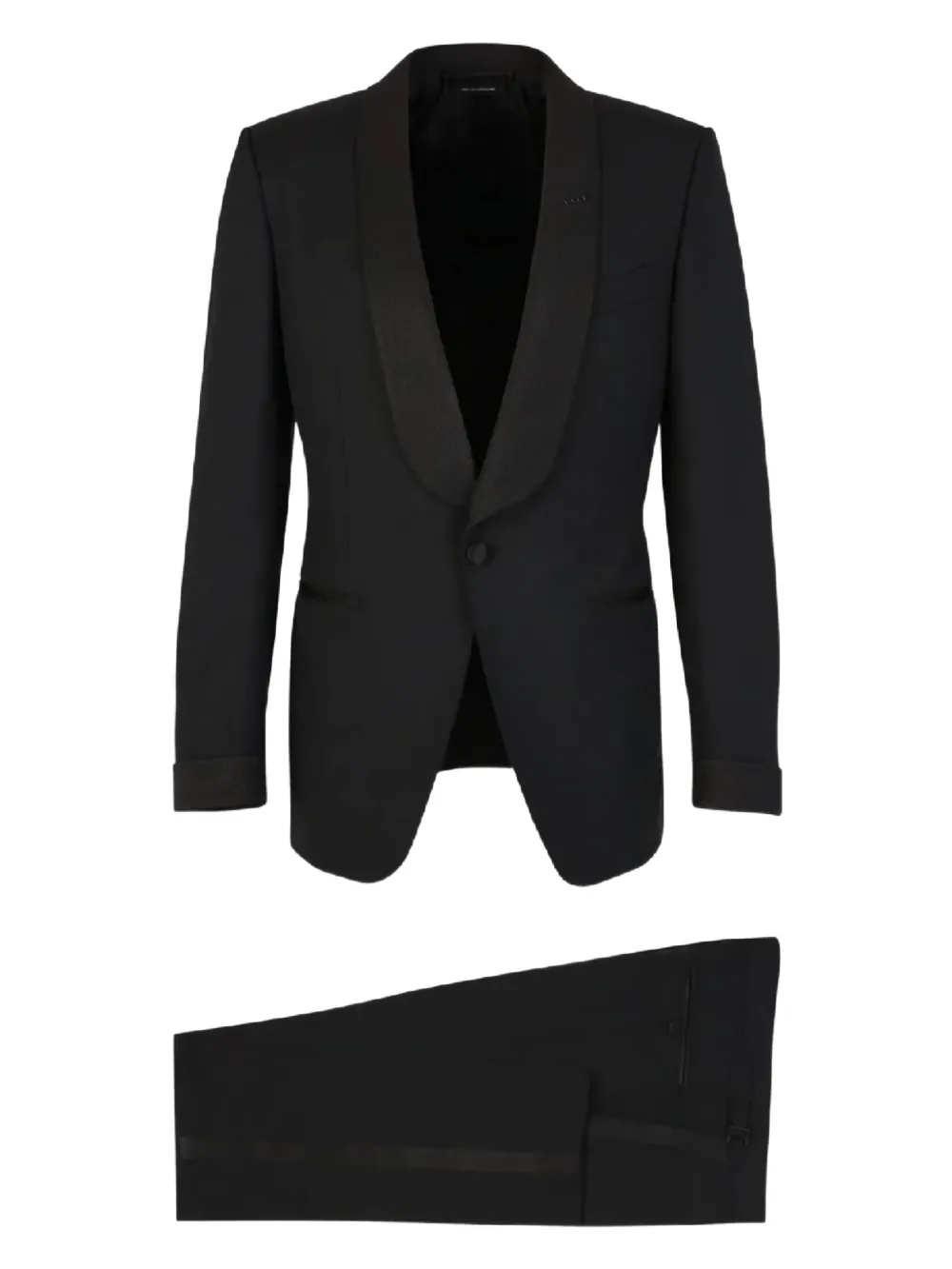TOM FORD Smoking met sjaalrevers Zwart