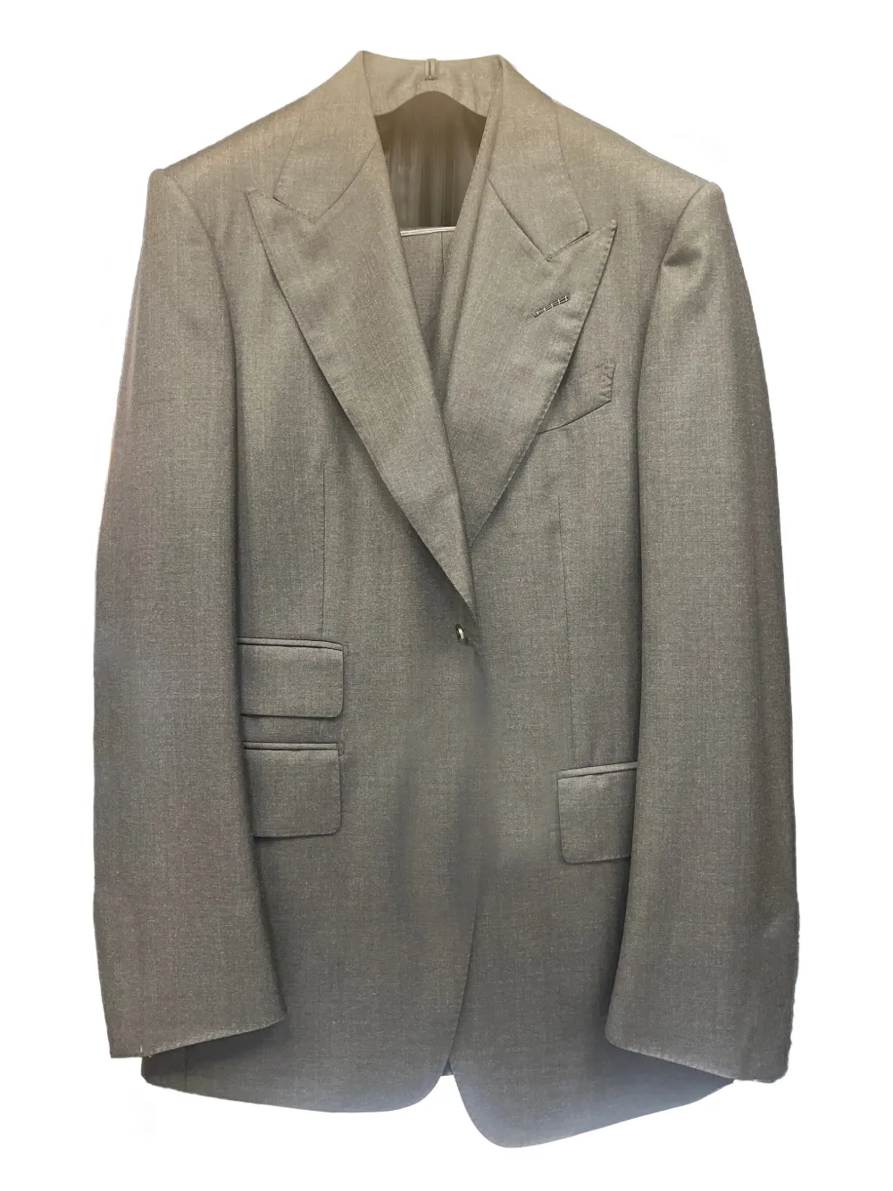 Tom Ford Wool Suit In Gray
